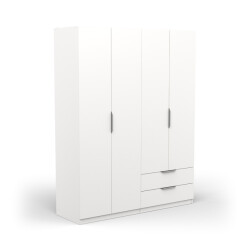 CaliCosy Kast met 4 deuren en 2 laden ghost l157,3 cm