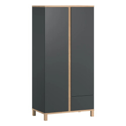 CaliCosy Kledingkast 2 deuren en 1 lade h183 cm hoogte