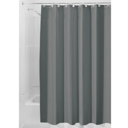 CaliCosy Grijs polyester douchegordijn 180 x 200 cm
