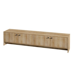 CaliCosy Tv-meubel 4 deuren in eikendecor l180 cm jimmy