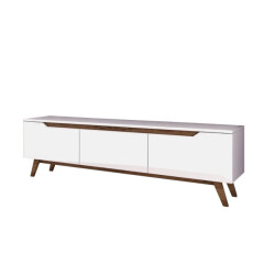 CaliCosy Tv-meubel 3 deuren wit l180 cm