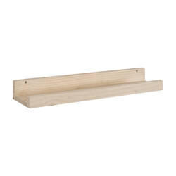 CaliCosy Wandplank van massief grenen l60 x h7 cm