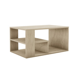 CaliCosy Salontafel met planken, travertin decor l80 cm eros