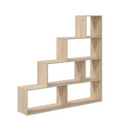CaliCosy Trapvormige boekenkast met 6 vakken h145 cm klum