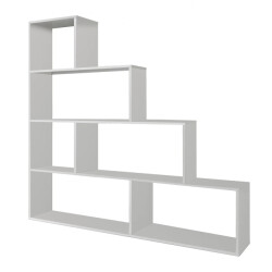 CaliCosy Trapvormige boekenkast met 6 vakken h145 cm klum