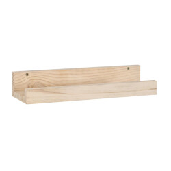 CaliCosy Wandplank van massief grenen l40 x h7 cm