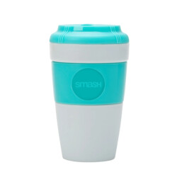 CaliCosy Reisbeker blauw turquoise antislip 275 ml