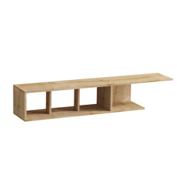 CaliCosy Tv-meubel in saffiereikendecor l150 cm pan