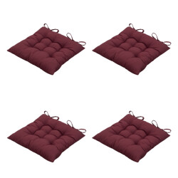 Madison zitkussen panama bordeaux 46x46 - 4 stuks