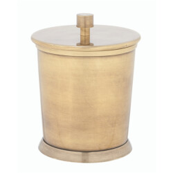 Signature Katoenen doos van messing met gouden afwerking