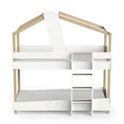 CaliCosy Lits superposés 90x200 h214 cm timber