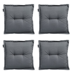 Madison Zitkussen universeel rib grey 50x50 - 4 stuks