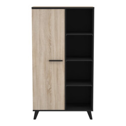 CaliCosy Buffet hoog 1 deur en 4 nissen l83 x h154 cm wayne