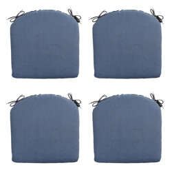 Madison Zitkussen panama safier blue 46x48 - 4 stuks