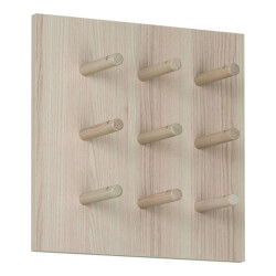 CaliCosy Wandplank met 9 haken spot