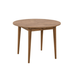 CaliCosy Uitschuifbare tafel van 100 tot 131 cm met massief houten poten vina