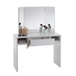 CaliCosy Kaptafel 1 lade 2 nissen met spiegel schminki
