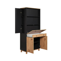 CaliCosy Bureau met multifunctionele opbergruimte h175 cm oplossing