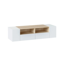 CaliCosy Tv-meubel met 4 deuren en 2 opbergvakken tamiko l138 cm