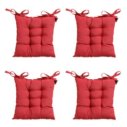 Madison Toscane kussen panama brick red 46x46 - 4 stuks