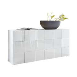 CaliCosy Buffet dama 3 deuren in dambordstijl l181 cm