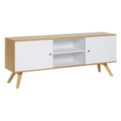 CaliCosy Buffet met 2 deuren en centrale plank l179,5 cm nature