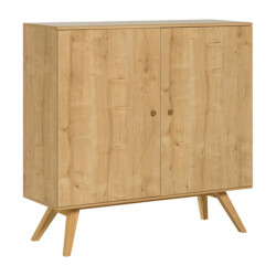 CaliCosy Dressoir met 2 deuren en 6 legplanken b120 cm nature