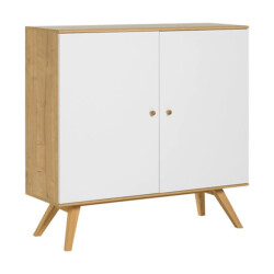 CaliCosy Dressoir met 2 deuren en 6 legplanken b120 cm nature