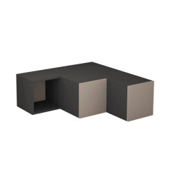 CaliCosy Tv-hoekmeubel met 2 laden en 1 vak l90 cm compact