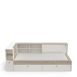 CaliCosy Bed met opbergruimte in 90x190/200 cm l119,2 cm