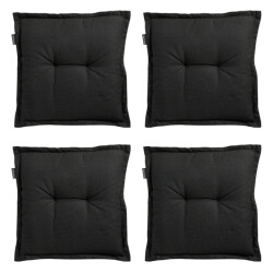 Madison Zitkussen universeel rib black 50x50 - 4 stuks