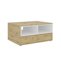CaliCosy Salontafel met 2 laden en 1 schuifelement monza l91,8 x h45 cm