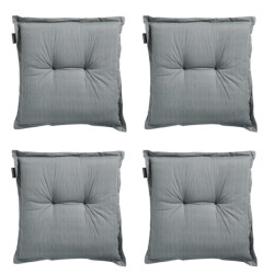 Madison Zitkussen universeel basic grey 50x50 - 4 stuks