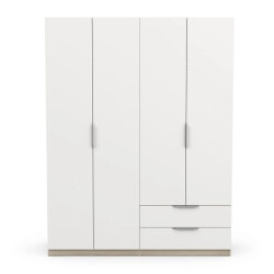 CaliCosy Kast met 4 deuren en 2 laden ghost l157,3 cm