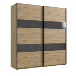 CaliCosy Kast met 2 schuifdeuren en inzetstuk l180 cm