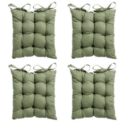 Madison Toscane kussen basic green 46x46 - 4 stuks