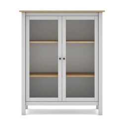 CaliCosy Vitrinekast 2 deuren l90 x h110 cm misti