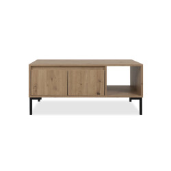 CaliCosy Salontafel 2 deuren 1 nis l100 cm plock