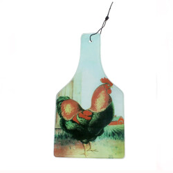 CaliCosy Onbreekbaar glazen decoratief bord set van 2