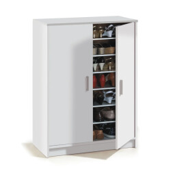 CaliCosy Schoenenkast met 2 deuren en 6 opbergplanken basic l101 cm