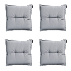 Madison Zitkussen universeel panama light grey 50x50 - 4 stuks