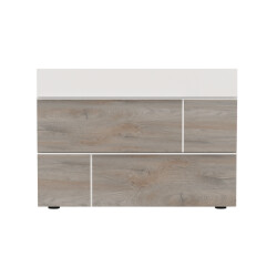 CaliCosy Moderne ladekast met 3 laden l120 cm prado