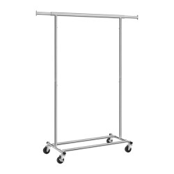 CaliCosy Kledingrek op wielen met uitschuifbare stang 92-132 cm