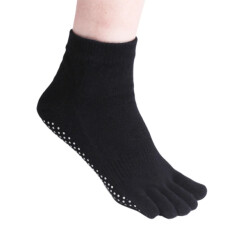 CaliCosy Antislip zwarte vingerloze sokken