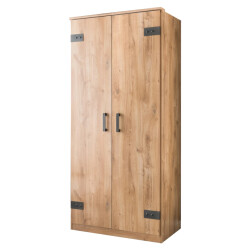 CaliCosy Kast met 2 deuren, eikenhouten decor h199 cm