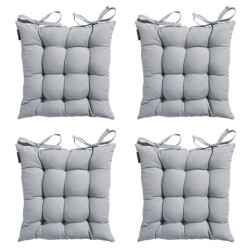 Madison Toscane kussen panama light grey 46x46 - 4 stuks