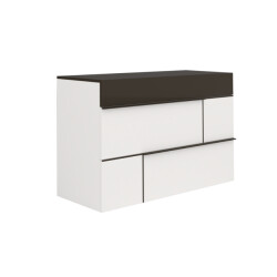 CaliCosy Moderne ladekast met 3 laden l120 cm prado
