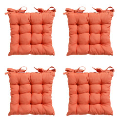 Madison Toscane kussen panama flame orange 46x46 - 4 stuks