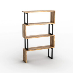 CaliCosy Rek 4 planken decor walnoot l80 cm ceylan