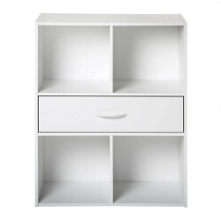 CaliCosy Opbergplank met 4 compartimenten en een lade